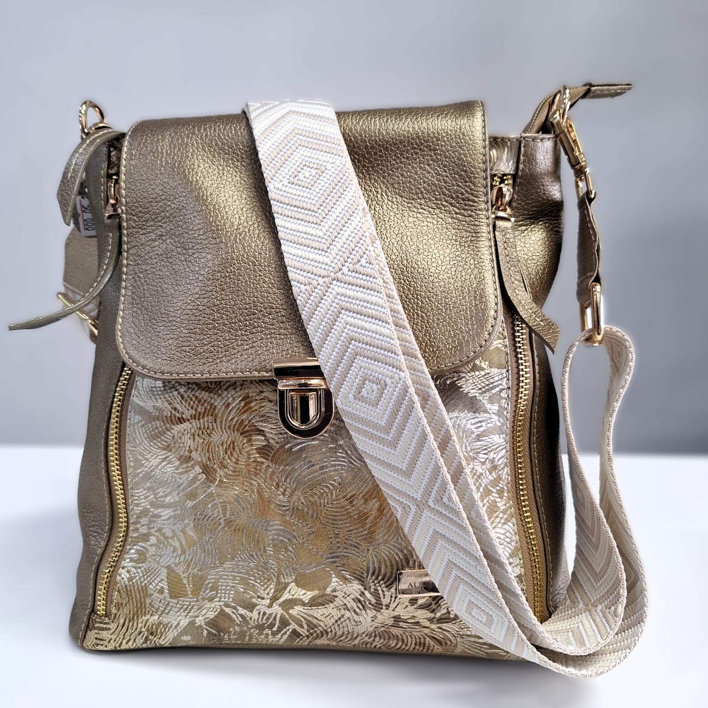 Bandolera doble zipper