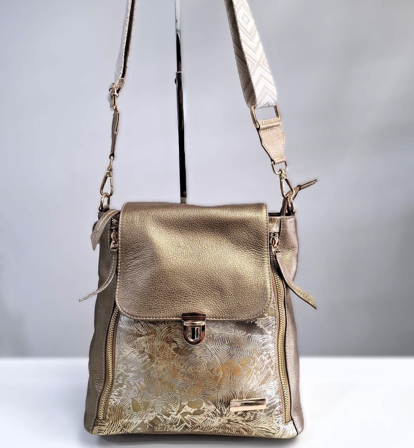 Bandolera doble zipper