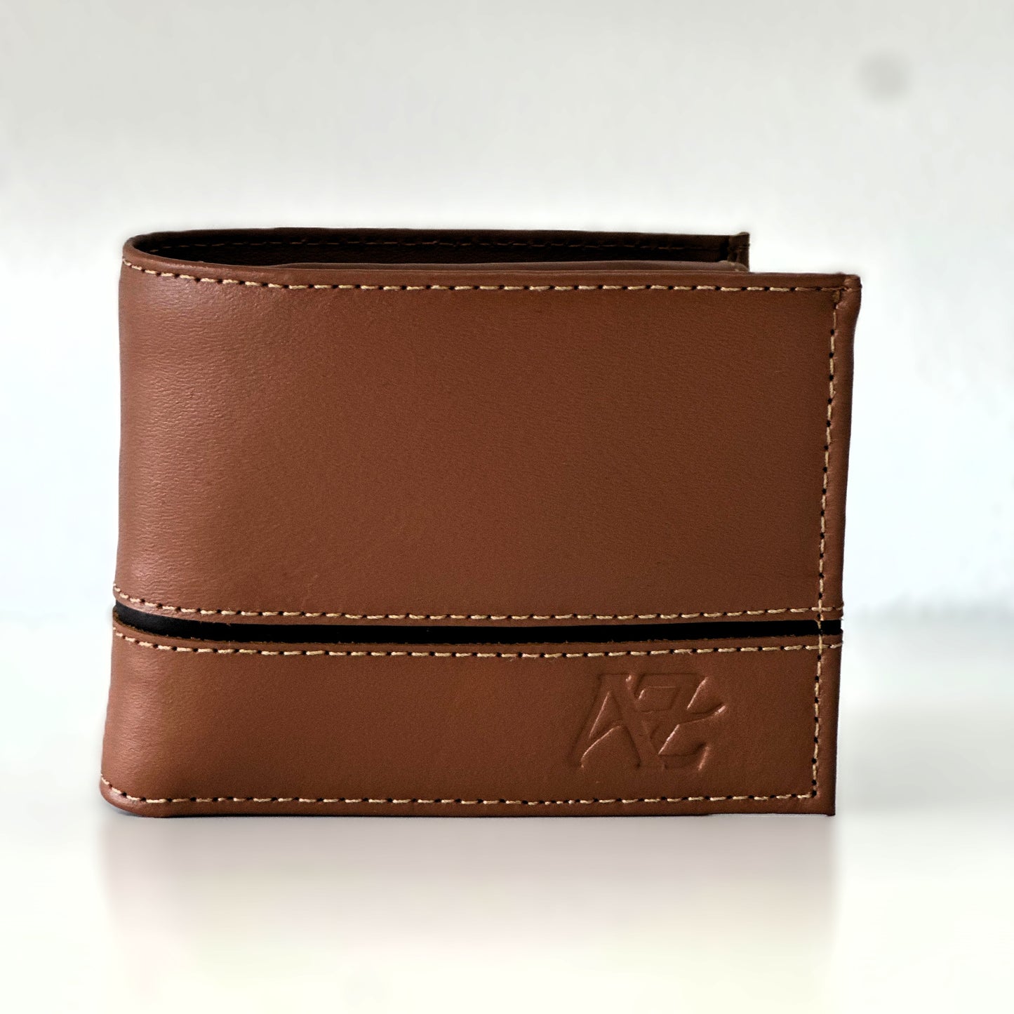 Billetera con franja decorativa