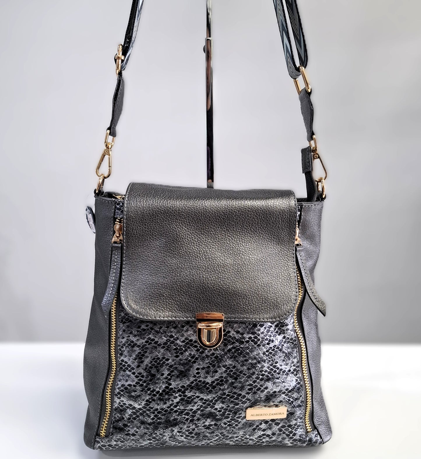 Bandolera doble zipper