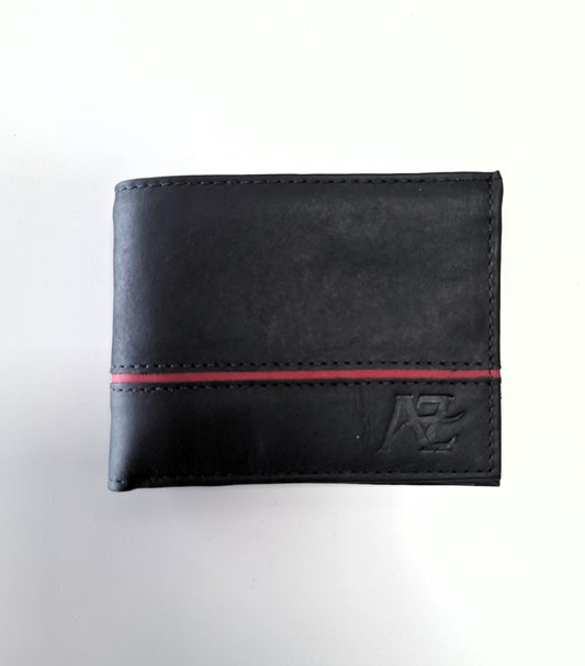 Billetera con franja decorativa