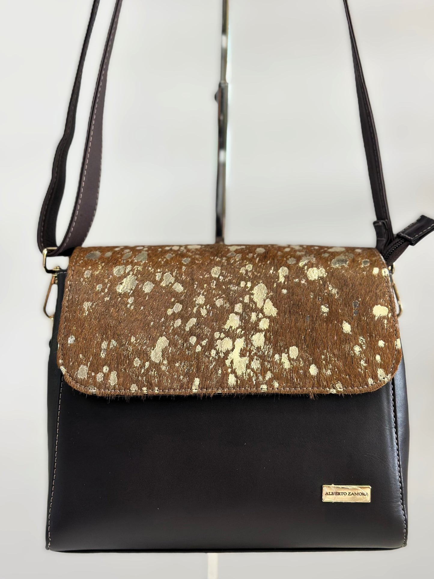 Bolso Clavel con Pelo