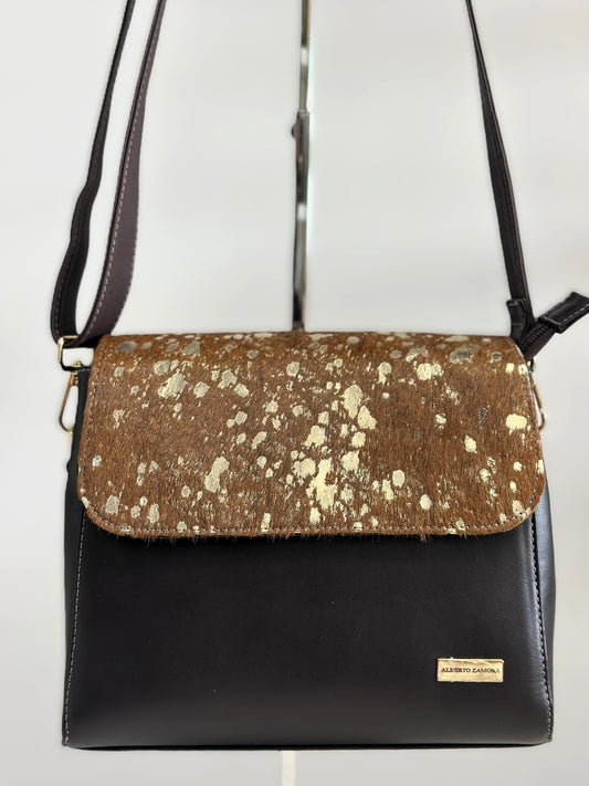 Bolso Clavel con Pelo