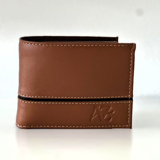 Billetera con franja decorativa