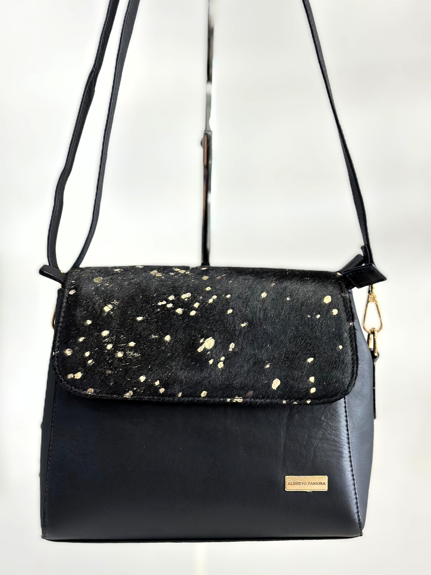Bolso Clavel con Pelo