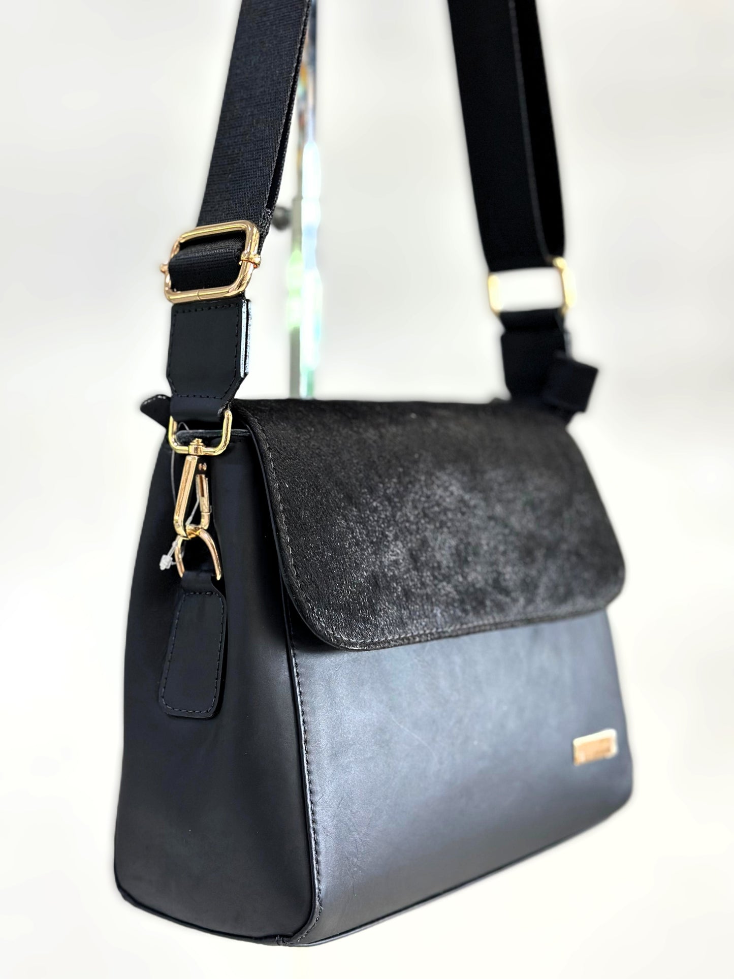 Bolso Clavel con Pelo