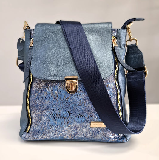 Bandolera doble zipper